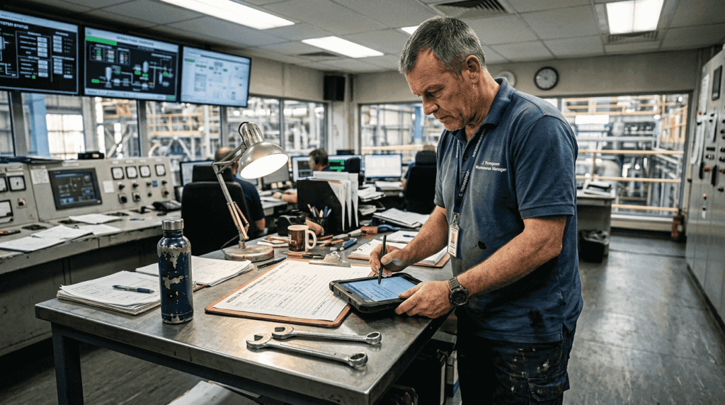 Maintenance manager planning resource allocation