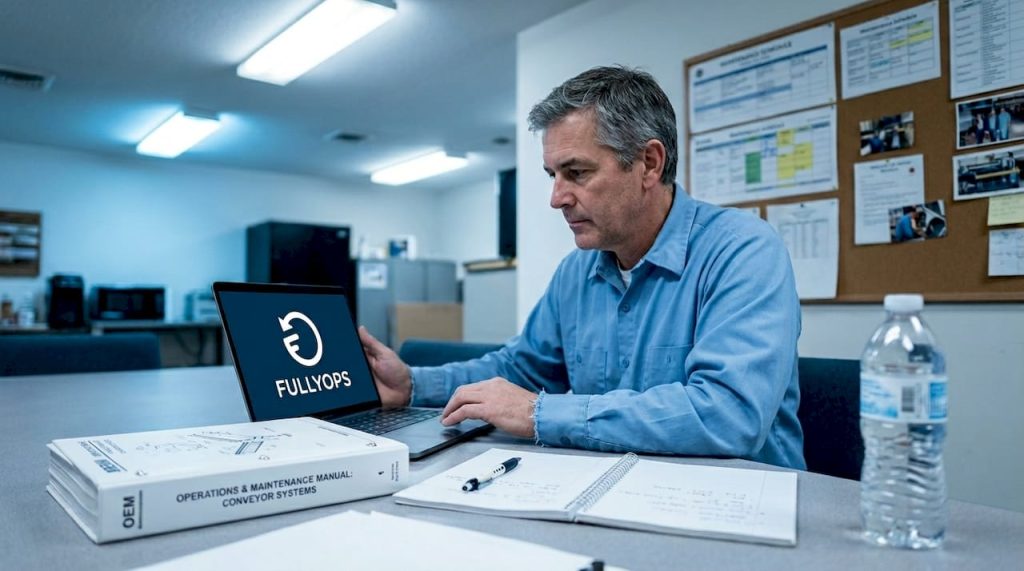 Maintenance manager planning asset checklist