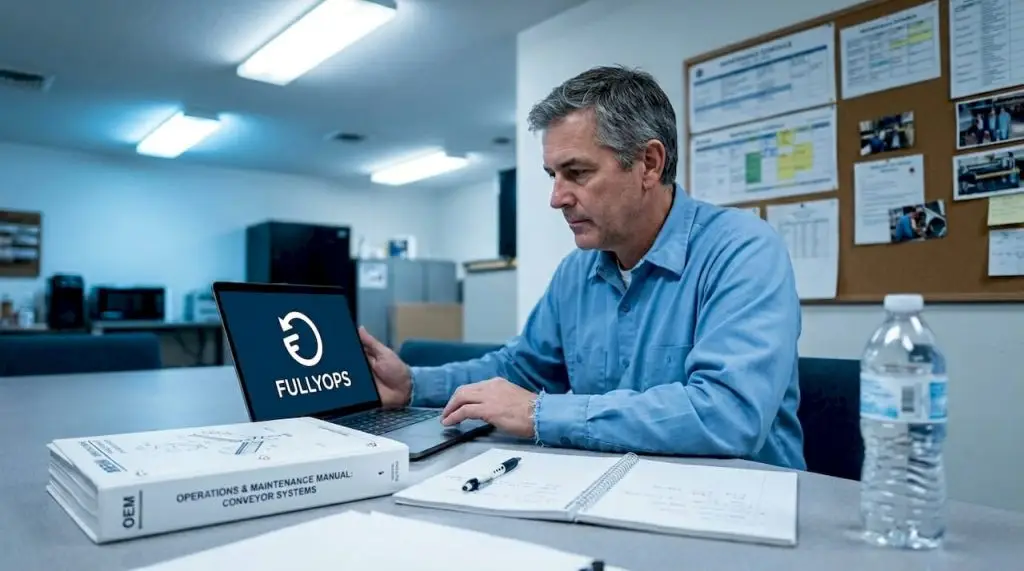 Maintenance manager planning asset checklist