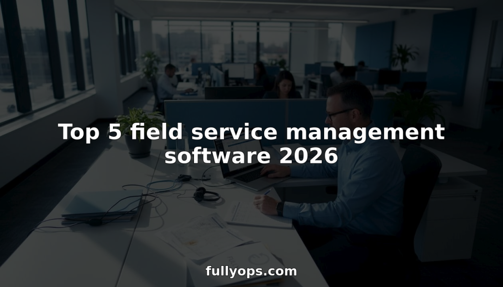 Operations manager coordinating field service tasks