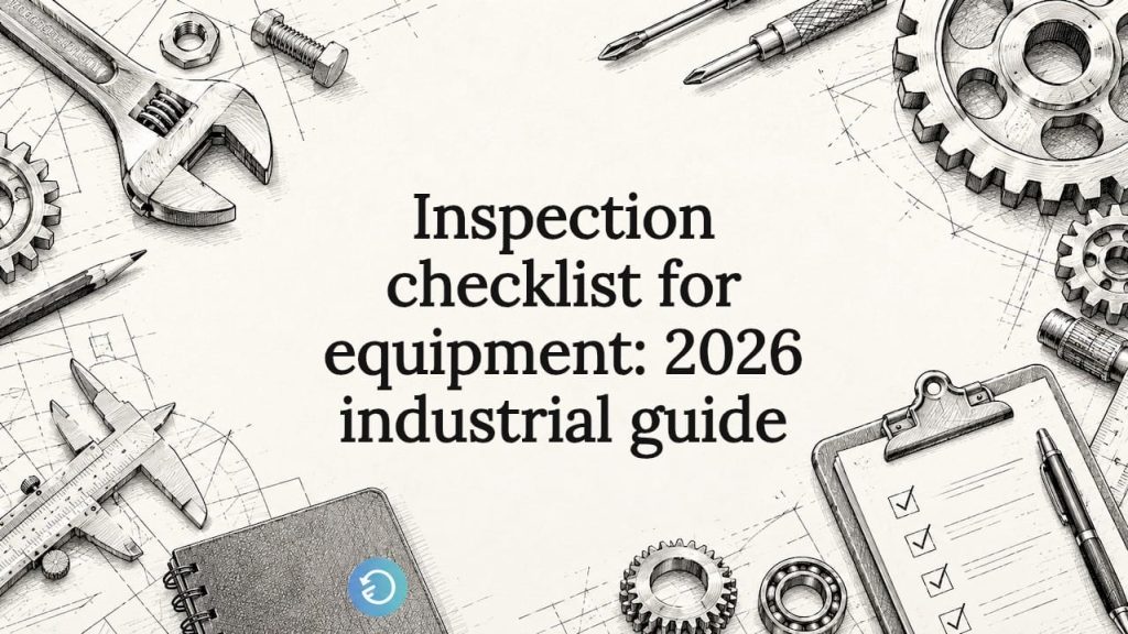 Industrial equipment inspection illustrated title card