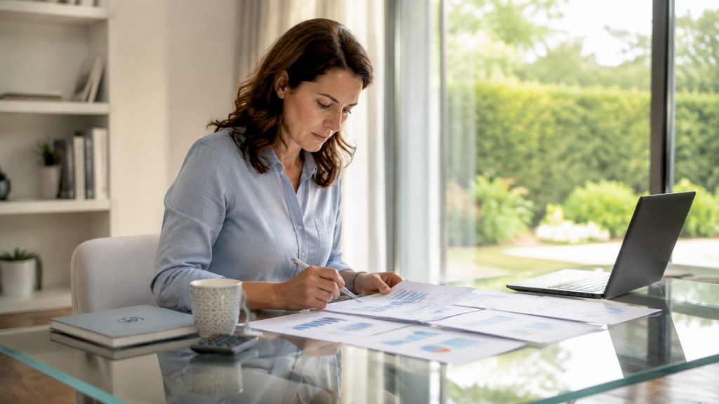 Quality assurance analyst reviewing root cause charts