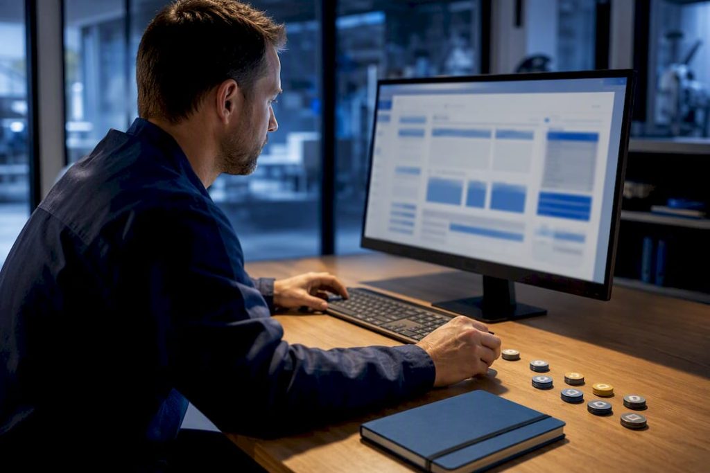Planner testing maintenance schedule during CMMS rollout